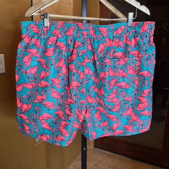 NWT SSLR Mens Swim Trunks Quick Dry with Mesh Lining Flamingo Size 40 XXL - Picture 9 of 16